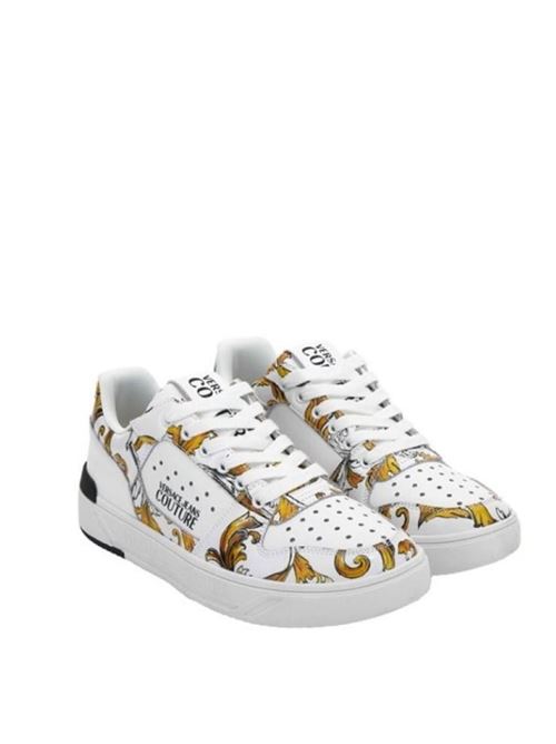 White sneakers with logo VERSACE JEANS COUTURE | 78YA3SJ4 ZPB16.G03